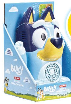 BLUEY NO-SPILL MUSICAL BUBBLE MACHINE
