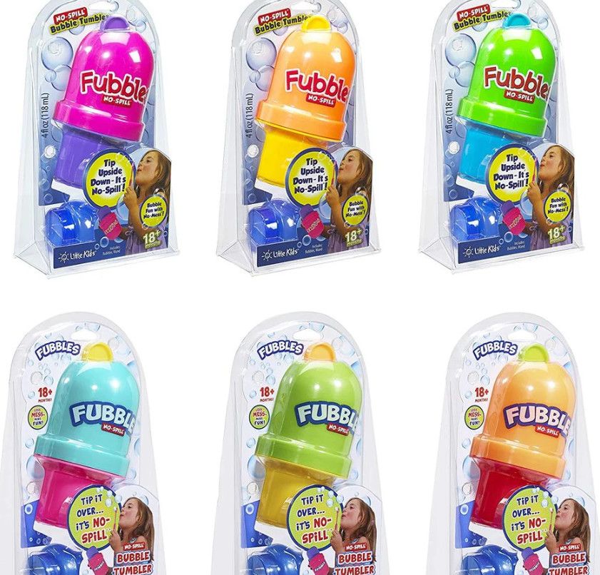 FUBBLES NO-SPILL BUBBLE TUMBLER