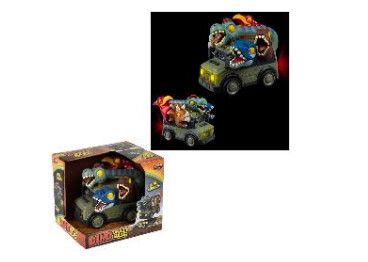DINOSAUR CRAZY BUS WITH LIGHTS AND SOUND