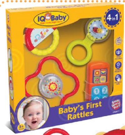 BABY'S FIRST RATTLES