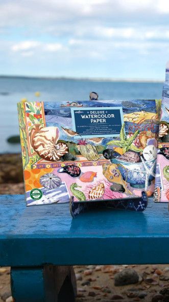 SEASHELLS WATERCOLOR PAD