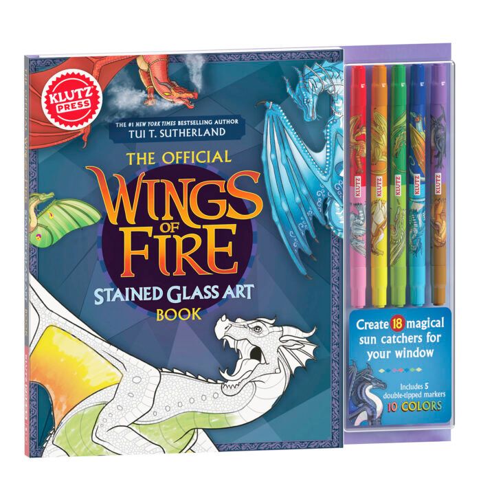 THE OFFICIAL WINGS OF FIRE STAINED GLASS