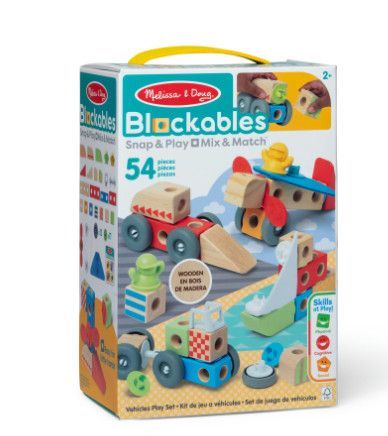 VEHICLES BLOCKABLES PLAY SET