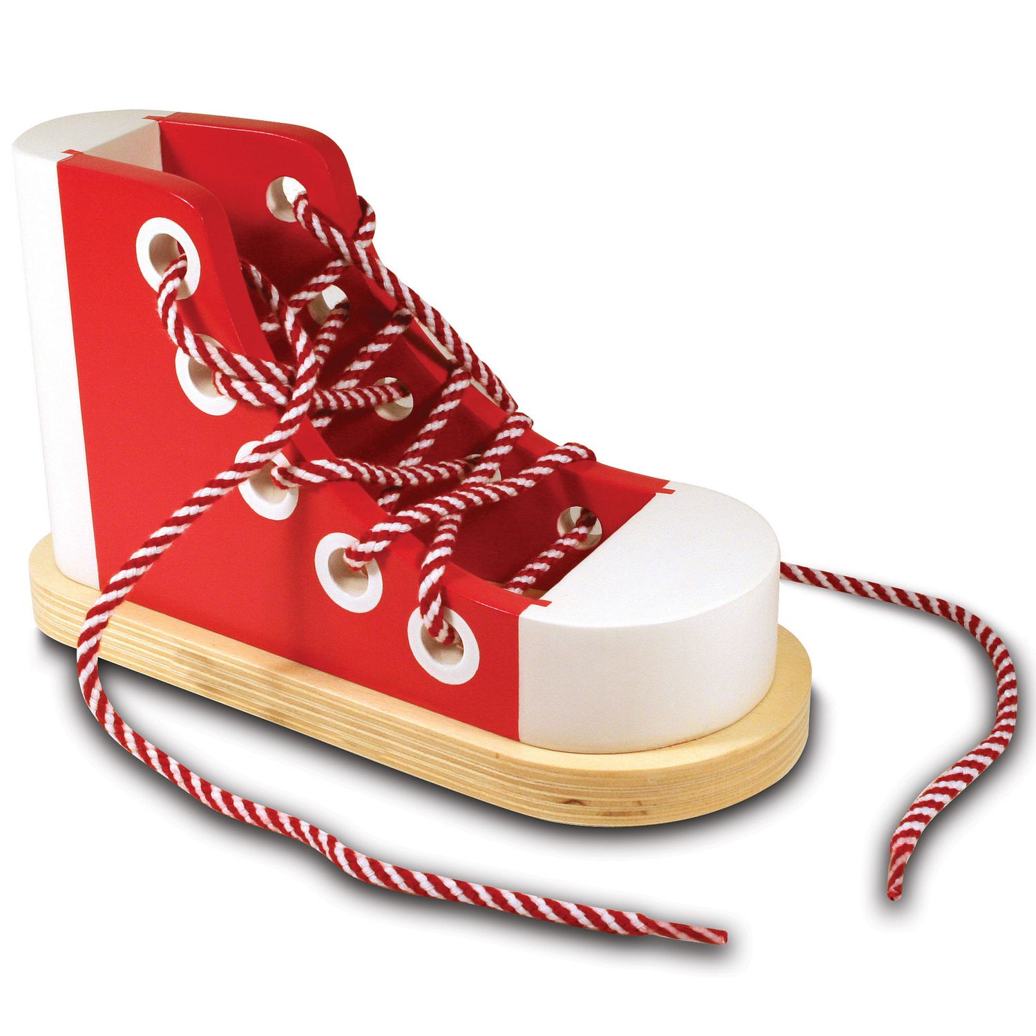 LACING SHOE WOODEN```@@