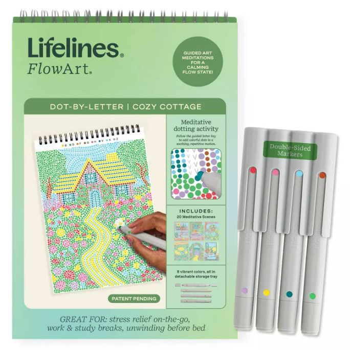 FLOW ART DOT BY LETTER COZY COTTAGE