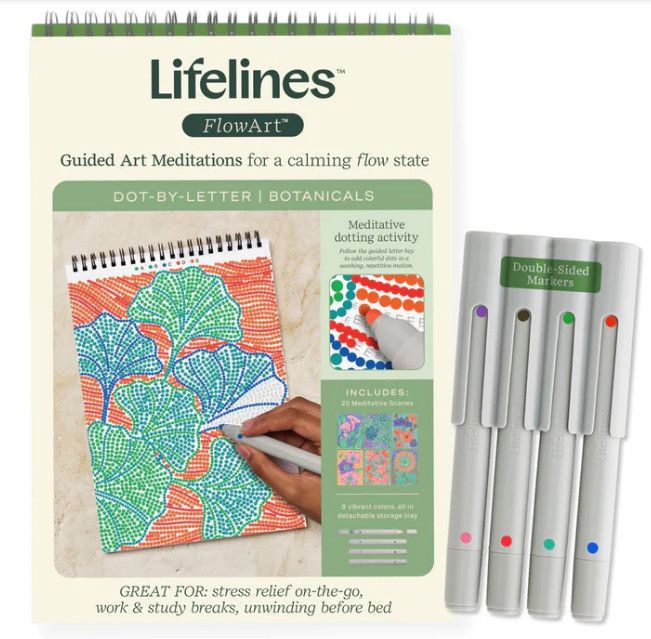 FLOW ART DOT BY LETTER BOTANICALS