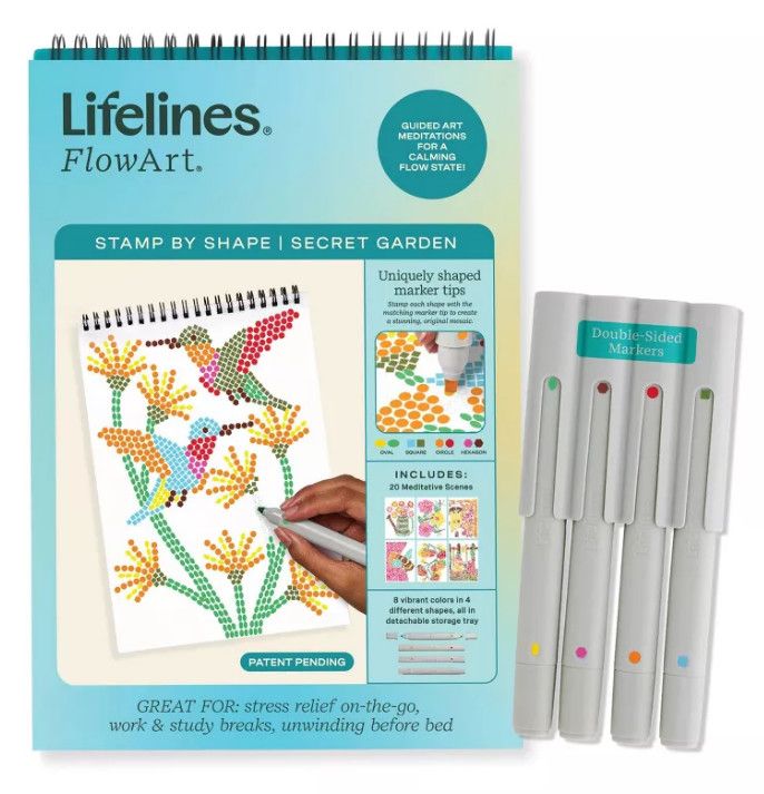 FLOW ART STAMP BY SHAPE SECRET GARDEN