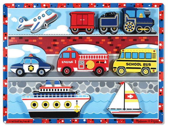 VEHICLES CHUNKY PUZZLE