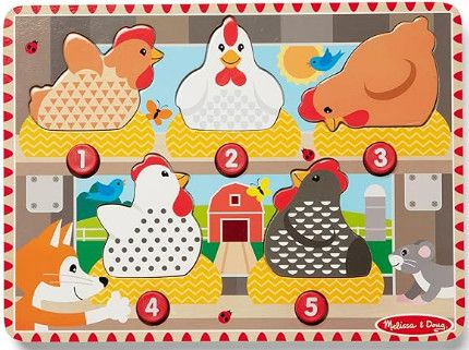 HAPPY HENS PUSH TO POP PUZZLE
