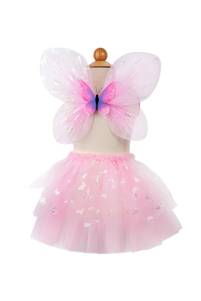 FLUTTER BUTTERFLY SKIRT &amp; WINGS SIZE 4-6