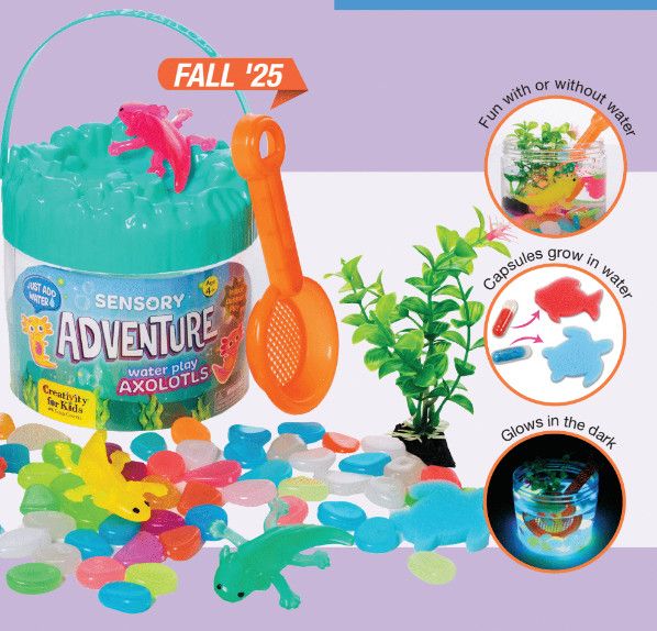 SENSORY ADVENTURE WATER PLAY AXOLOTLS