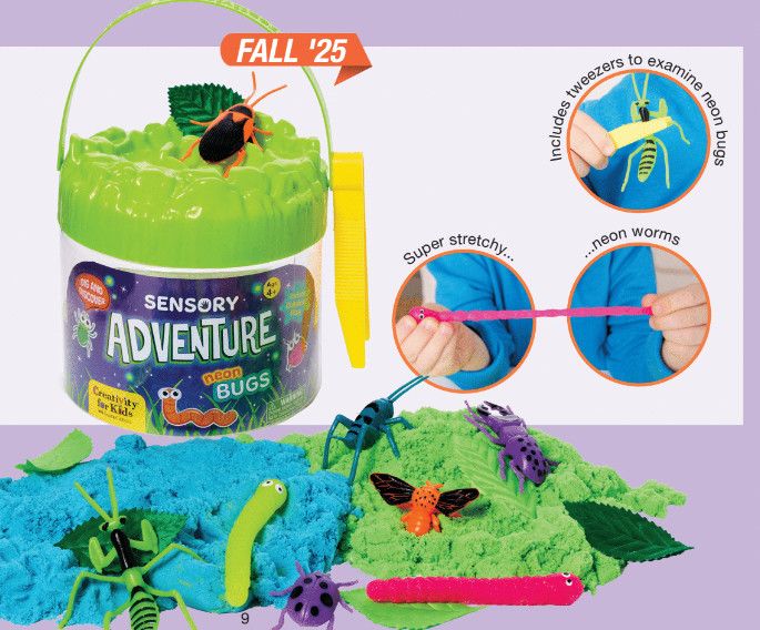 SENSORY ADVENTURE NEON BUGS