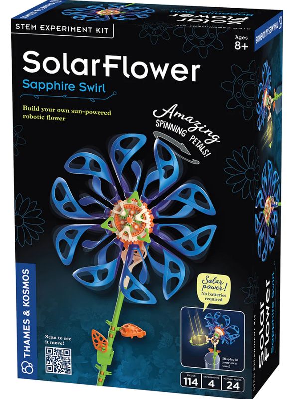 SOLAR FLOWER SAPPHIRE SWIRL