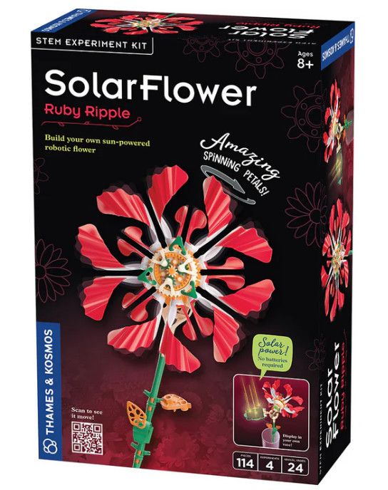 SOLAR FLOWER RUBY RIPPLE