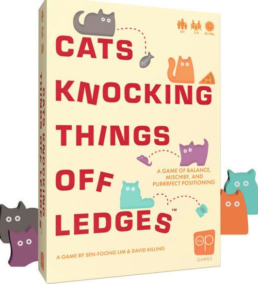 CATS KNOCKING THINGS OFF LEDGES BALANCE GAME