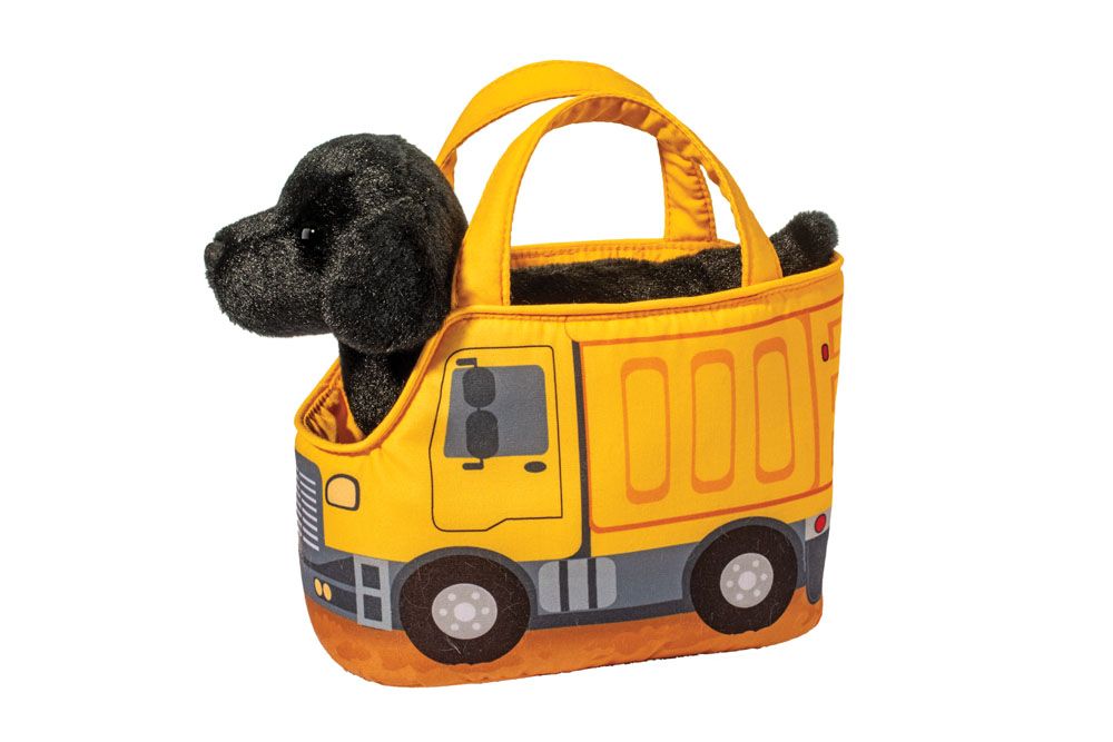 CONSTRUCTION TRUCK BLACK LAB PET SAK