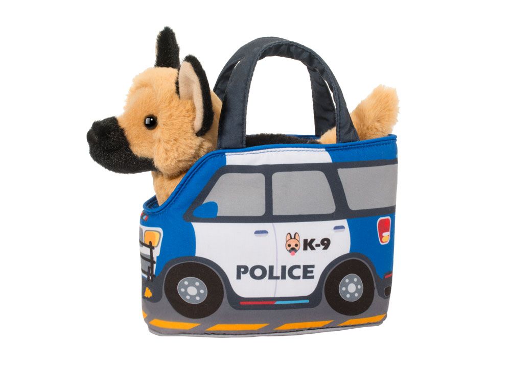 POLICE CAR GERMAN SHEPHERD PET SAK