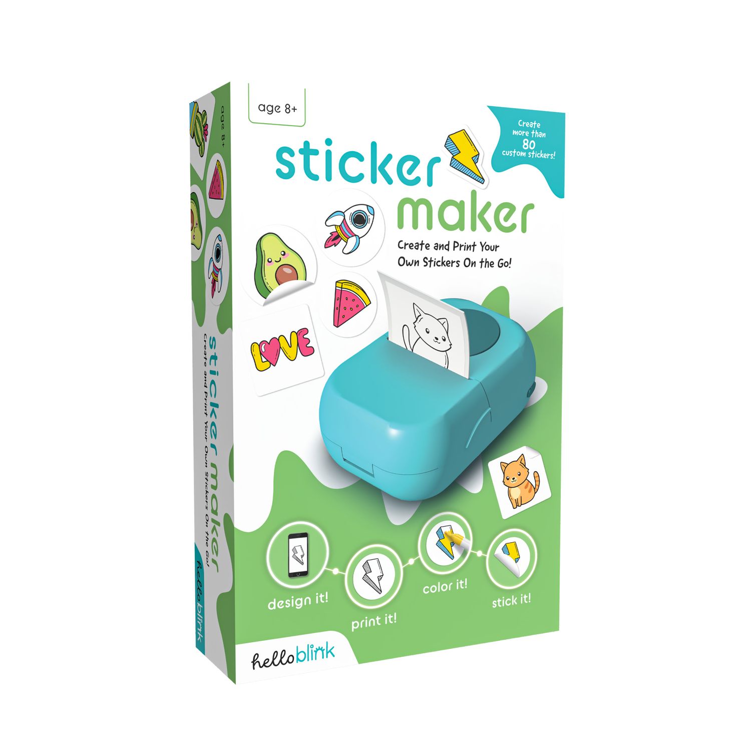 HELLO BLINK STICKER MAKER