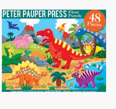 DINOSAURS FLOOR 48 PC