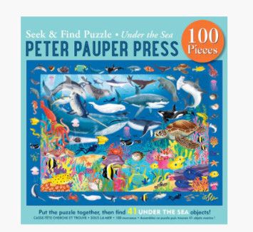 UNDER THE SEA SEEK &amp; FIND 100 PC