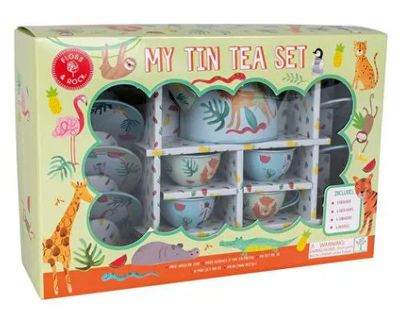JUNGLE TEA SET 14 PC