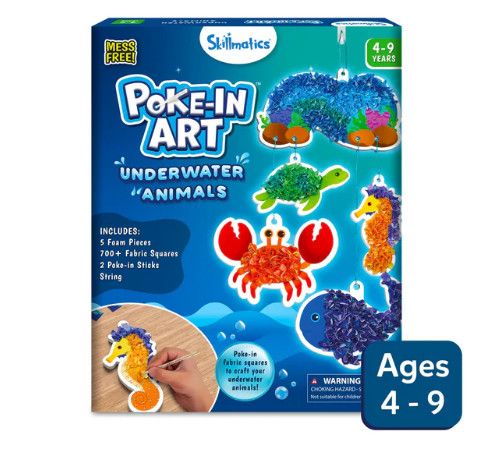 POKE IN ART UNDERWATER ANIMALS