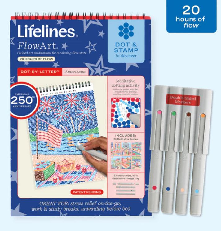 FLOW ART DOT BY LETTER AMERICANA