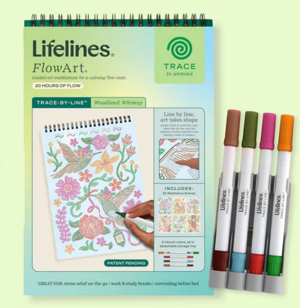 FLOW ART TRACE BY LINE WOODLAND WHIMSY