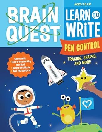BRAIN QUEST LEARN TO WRITE PEN CONTROL, TRACING