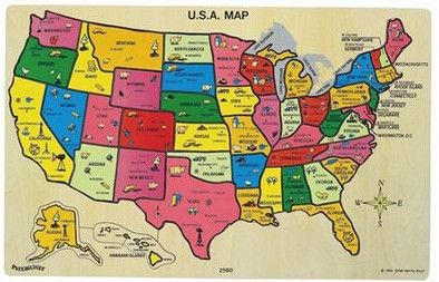 USA MAP PUZZLE