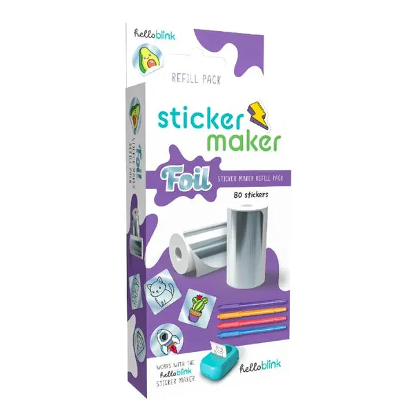 STICKER MAKER GLITTER/FOIL STICKER ACCESSORY PACK
