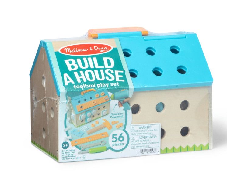 BUILD A HOUSE TOOLBOX PLAY SET