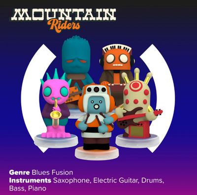 BAND MOUNTAIN RIDERS BLUE FUSION.