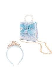 MADEMOISELLE MINI PURSE W/ HEADBAND BLUE