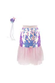 BLING BLING MERMAID SKIRT &amp; HAIRCLIP PINK 4-6