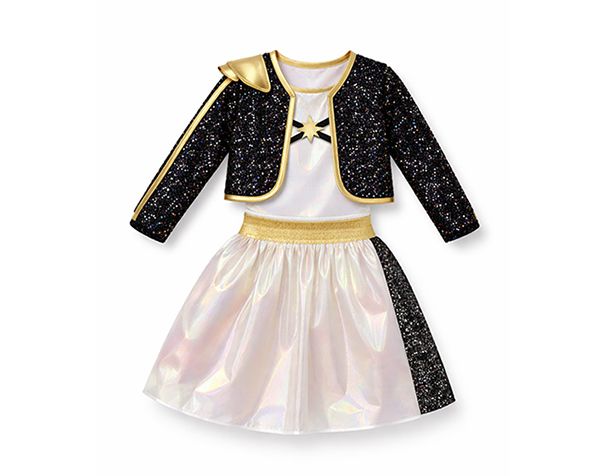 ROCK STAR WARRIOR W/ JACKET &amp; ATTACHED SHIRT, SKIRT 3-4```@@