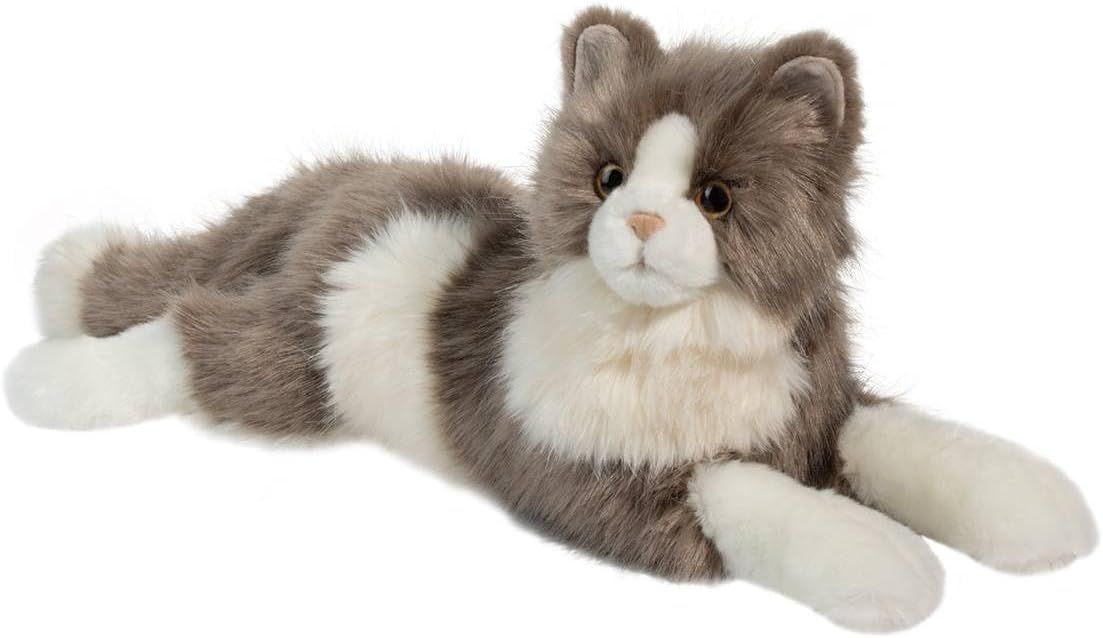 GRETTA LYING GRAY GREY CAT DLUX