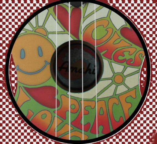 PEACE LOVE MUSIC UKULELE