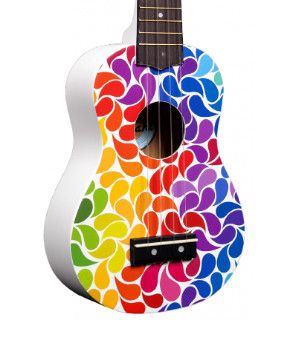 RAINBOW FLOWER SOPRANO UKULELE