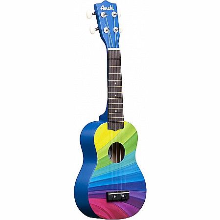 WAVY RAINBOW UKULELE