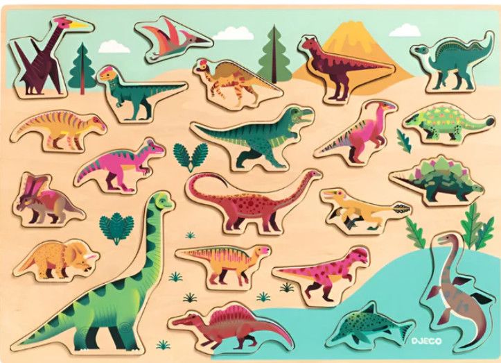 DINO WOODEN PUZZLE