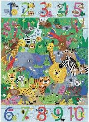 JUNGLE 1 TO 10 GIANT FLOOR