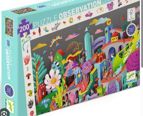 CRAZY TOWN OBSERVATION PUZZLE 200 PC