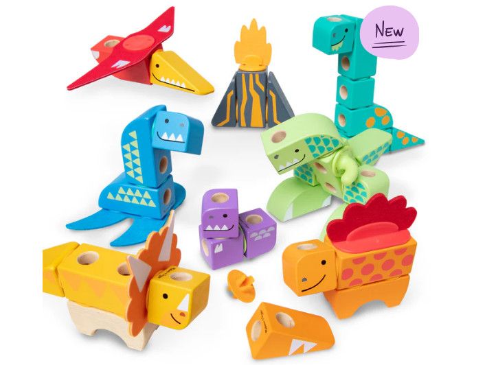 DINO BLOCKABLES PLAY SET