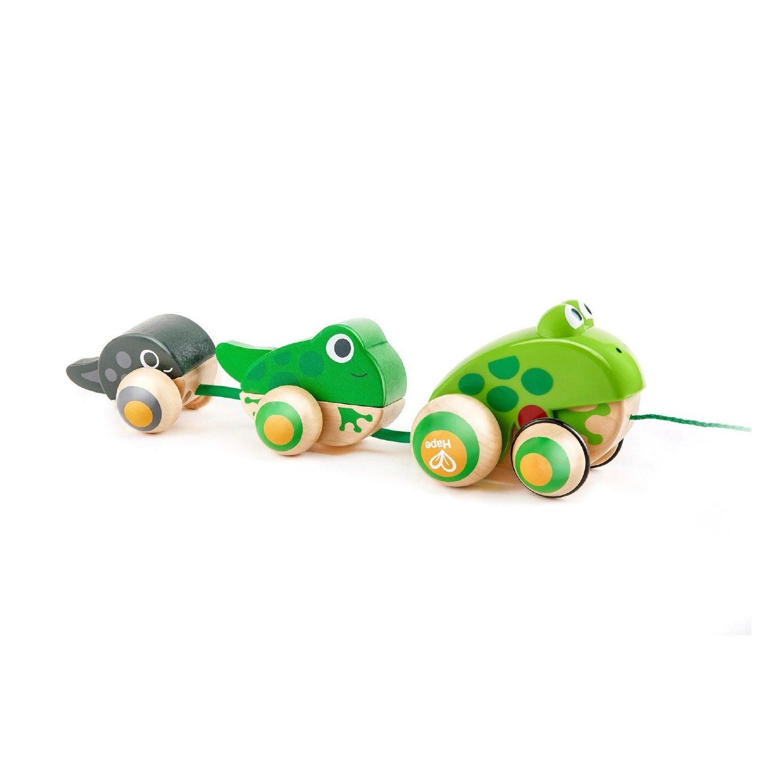FROG FAMILY PULL ALONG