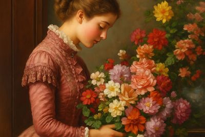 La historia de regalar flores