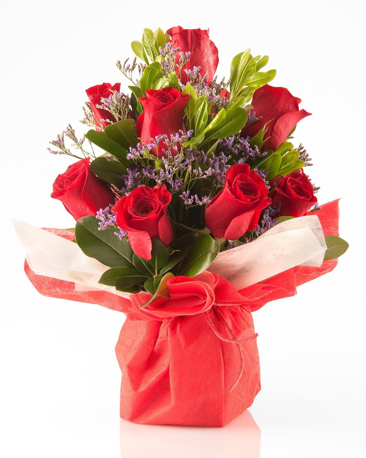 Multicolor rose bouquet with modern style – original gift with home delivery