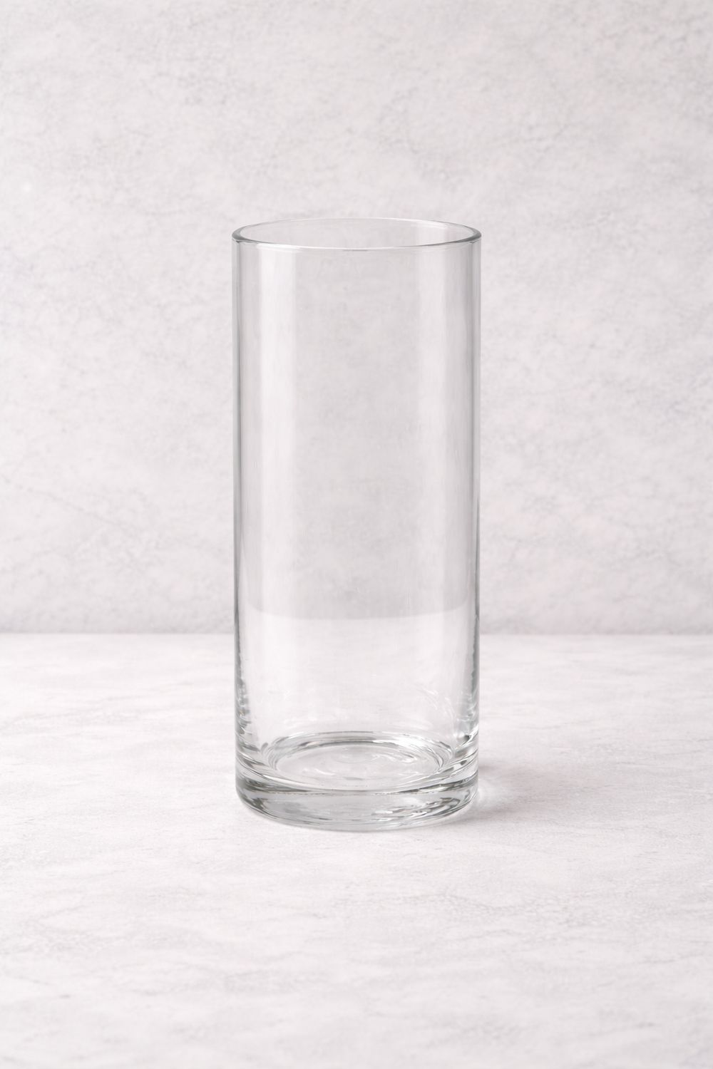Cylindrical Glass Vase