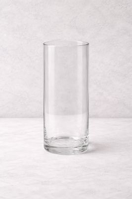 Cylindrical Glass Vase