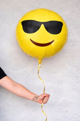 Emoji Sunglasses Balloon with Helium